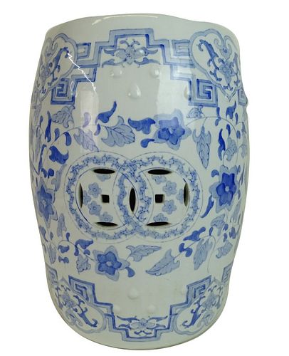 20th Century Chinese Porcelain Garden Seat