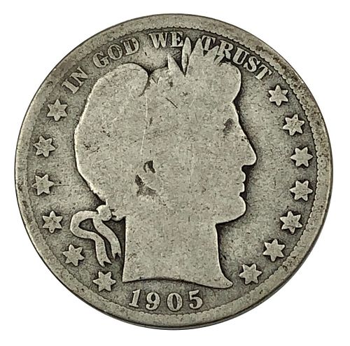 1905-O Barber Half Dollar Coin