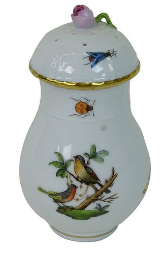 Herend Rothschild Bird Porcelain Shaker