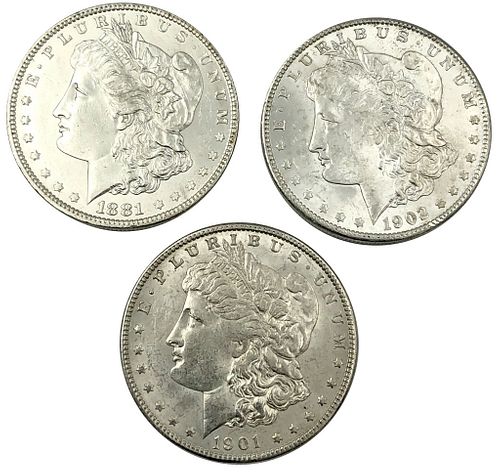 New Orleans Mint Morgan Silver Dollar Lot 1881-O 1
