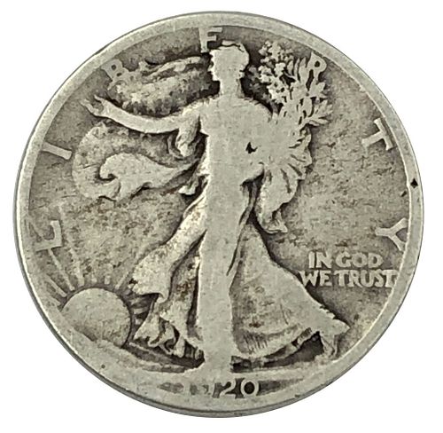 1920-D Walking Liberty Half Dollar