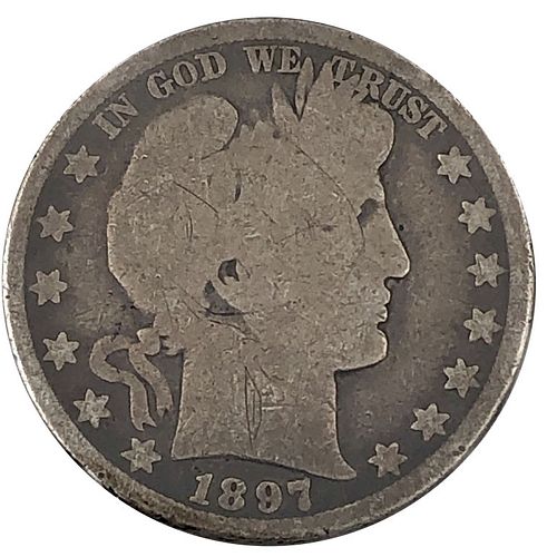 1897-O Barber Half Dollar Coin