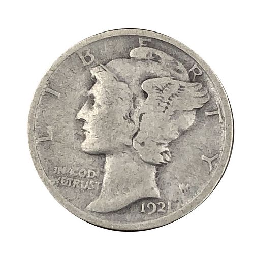1921 Mercury Dime Coin
