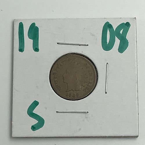 1908-S Indian Head Cent
