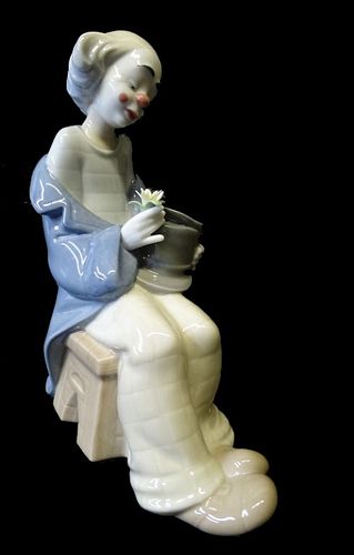 NAO by Lladro #1435 Little Clown in Love Porcelain