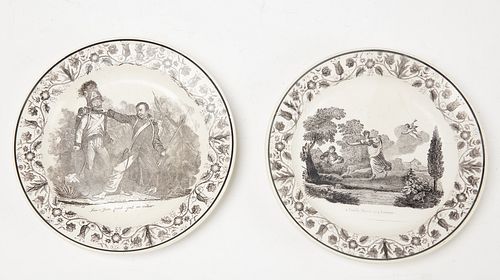 19th Century English Soft Plates
