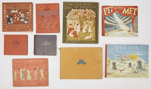 Nine Vintage Children's Books