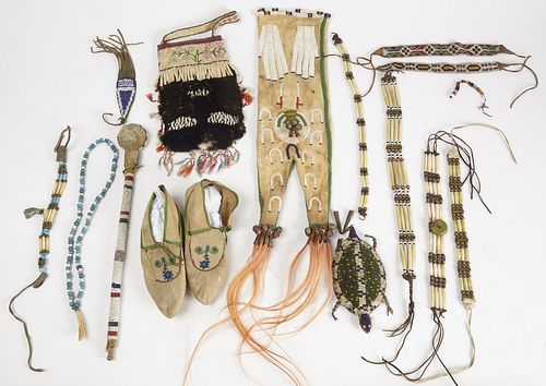Vintage Native American Beadwork Lot