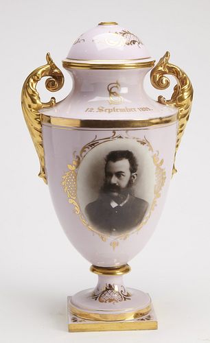 Antique Porcelain Urn 1839