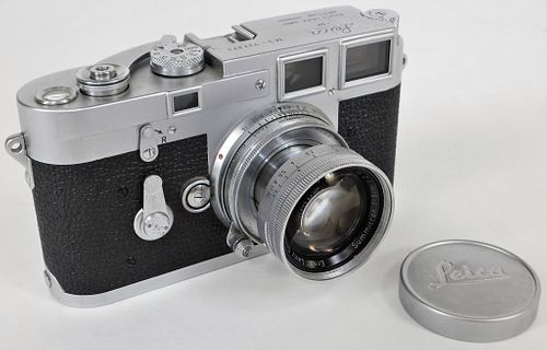 Early 1955 Leica M3 35mm Rangefinder Camera