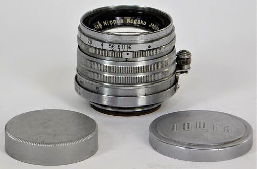 Nippon Kogaku Nikkor-H C 50mm f/2, Leica L39 LTM