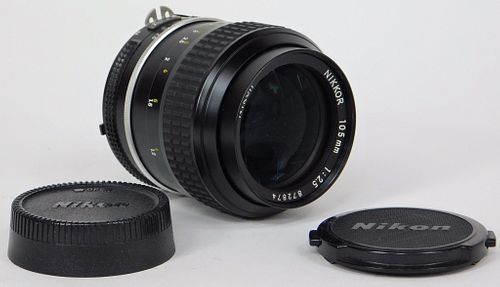Nikon Nikkor Lens 105mm f/2.5, for Nikon F #2