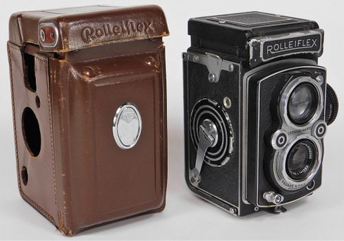 Rolleiflex 3.5 TLR Camera, Tessar Lens 75mm f/3.5