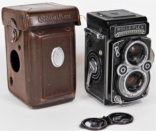 Rolleiflex 3.5F Camera, Xenotar Lens 75mm f/3.5
