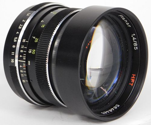 Zeiss Planar HFT Lens 85mm f/1.4, Rollei QBM