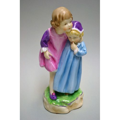 ROYAL WORCESTER BABES IN THE WOODS CHILDREN FIGURINE