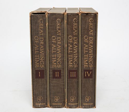 "Great Drawings of All Time" 4 Vol. Set 1964