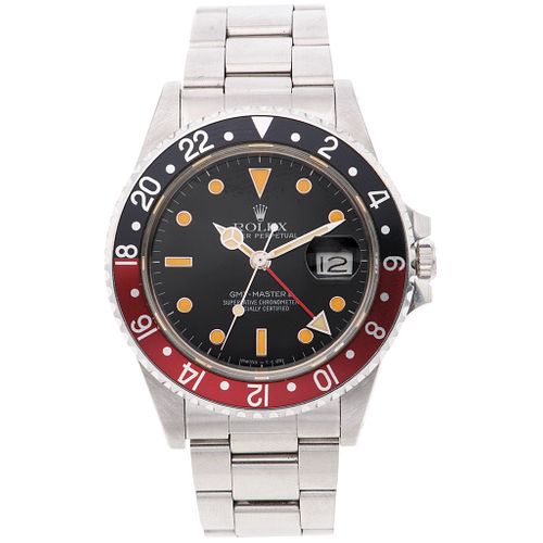 ROLEX OYSTER PERPETUAL GMT - MASTER II. STEEL. REF. 16760, CA. 1984 - 1985