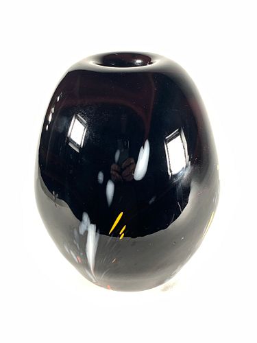 Dominic Labino Art Glass Vase