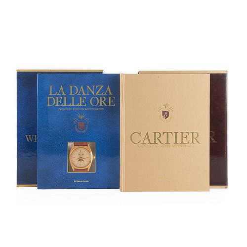 Gordon, George. Wristwatches. Cartier/ La Danza delle Ore. 1989, 1990. First edition. Pieces: 2.