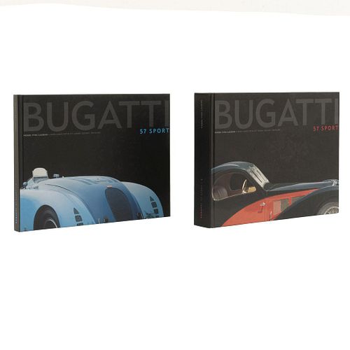 Laugier, Pierre - Yves. Bugatti 57 Sport. Corseaux, Suisse, 2004. Tomes I - II. First edition. Edition with 650 copies. Pieces: 2.