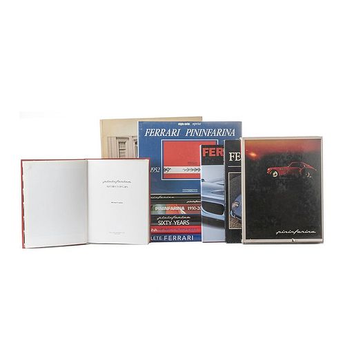 Pininfarina y Ferrari. The Complete Ferrari/ The Spider California/ Pininfarina Mythos/ Style Auto Reprint... Pieces: 12.