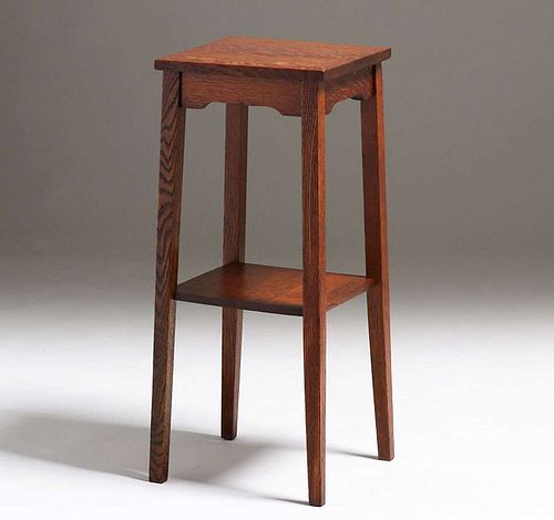 Arts & Crafts Square Tapered Leg Stand c1910