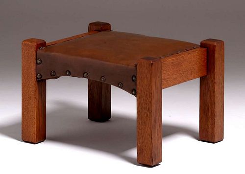 Small Limbert Footstool c1902-1905