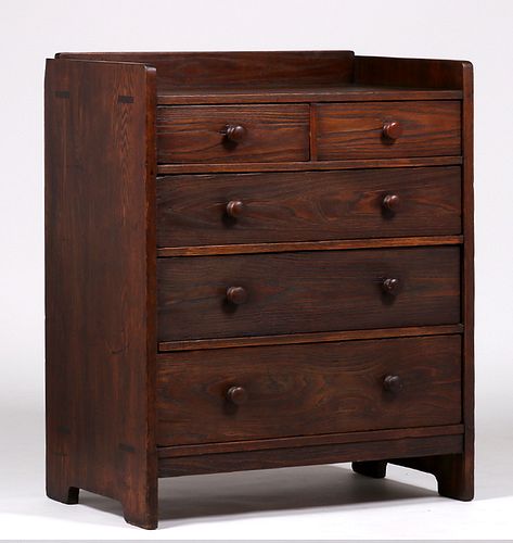 Early Gustav Stickley Chestnut Dresser c1903