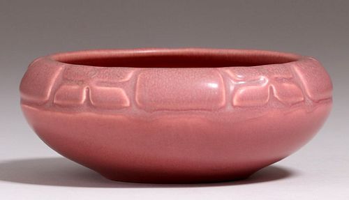 Rookwood Matte Pink Bowl 1921