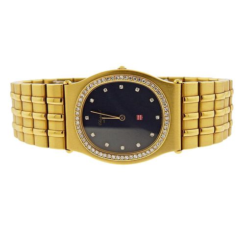 Chopard Monte Carlo 18k Gold Diamond Watch MC1990
