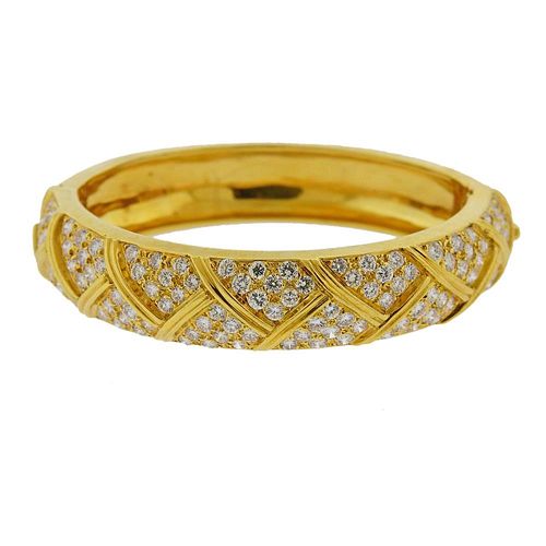 Van Cleef &amp; Arpels 18k Gold Diamond Bracelet 