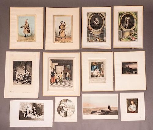 A Collection of Twenty-five Old Master Prints by Various Artists,