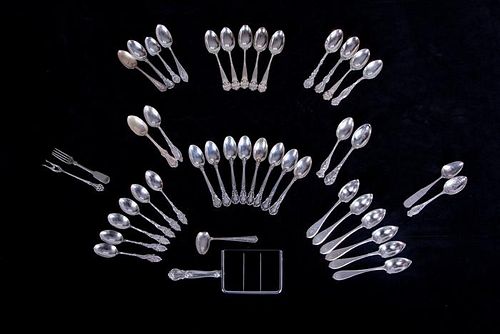 A Miscellaneous Collection of Sterling Silver Flatware, 20th Century.