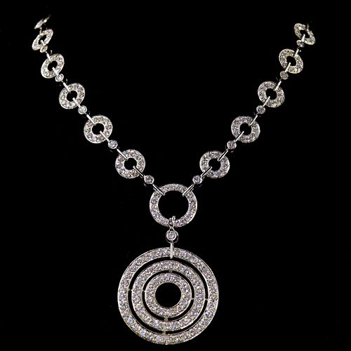 Designer 18k Gold and Diamond Necklace