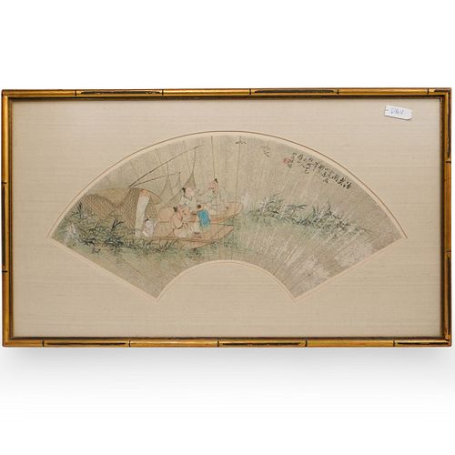 19th Cent. Chinese Fan Painting