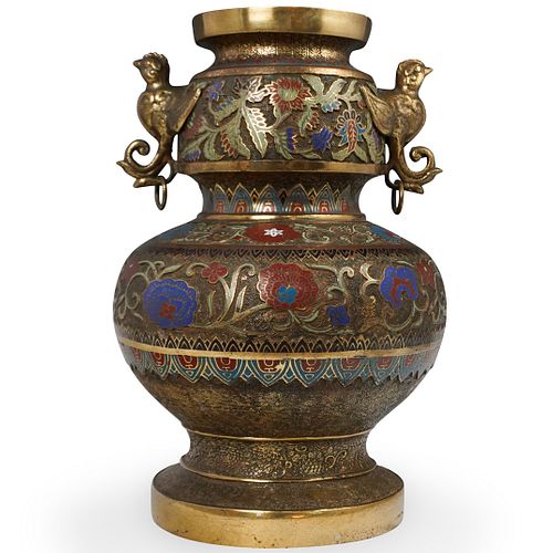 Japanese Champleve Vase