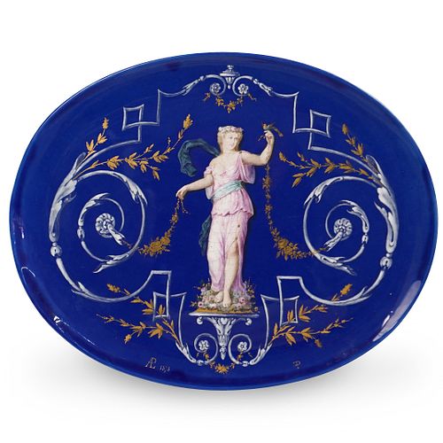 Choisy-Le-Roi HB-Medaille Porcelain Dish