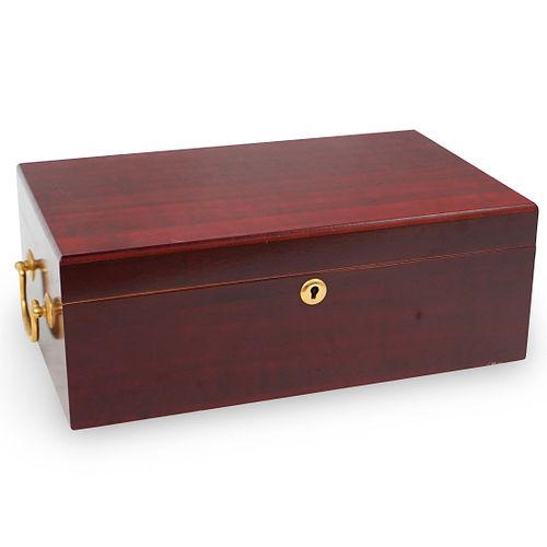 Cherry Wood Humidor Cigar Box