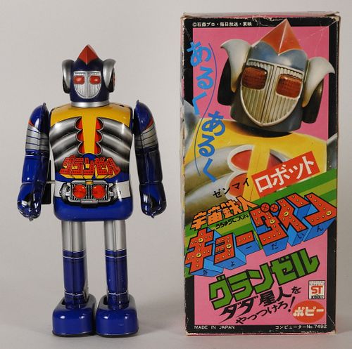 Japanese Popy Ironmen Kyodyne Grounzel Tin Robot