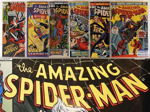 6 Marvel Comics Amazing Spider-Man #101-#156 CBCS
