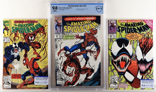 Marvel Comics Amazing Spider-Man #361-363 CBCS 9.8