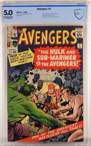 Marvel Comics Avengers #3 CBCS 5.0