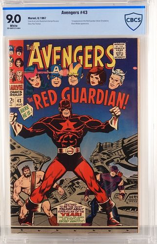 Marvel Comics Avengers #43 CBCS 9.0