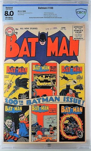 DC Comics Batman #100 CBCS 8.0