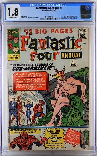 Marvel Comics Fantastic Four Annual #1 CGC 1.8