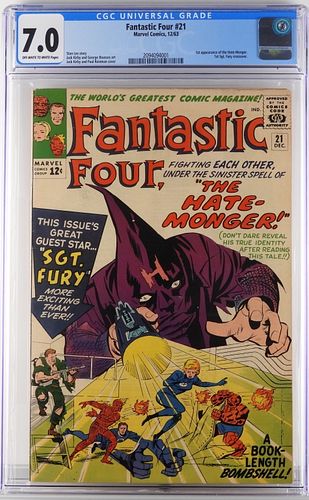 Marvel Comics Fantastic Four #21 CGC 7.0
