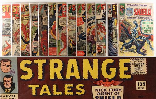 13PC Marvel Comics Strange Tales #102-#165 Group