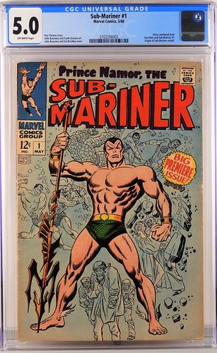 Marvel Comics Sub-Mariner #1 CGC 5.0