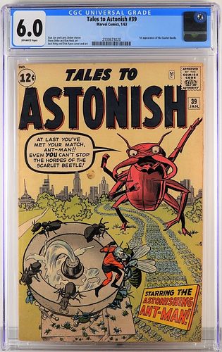 Marvel Comics Tales to Astonish #39 CGC 6.0